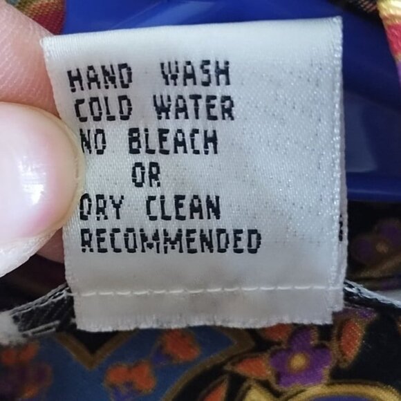 Vintage EJ Harper Long Sleeve Button Down Blouse M - Picture 7 of 7